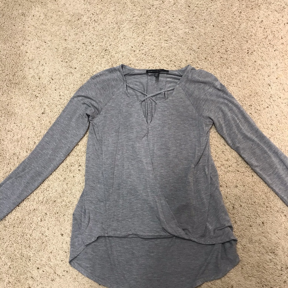 WHBM layered long sleeve top